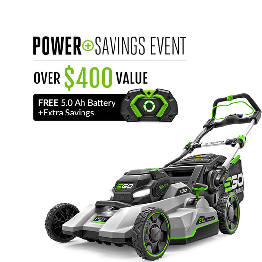 EGO Power+ LM2135SP Select Cut (Dual Blade) Self Propelled Lawn Mower with 7.5AH Battery and Charger EGO Power+
