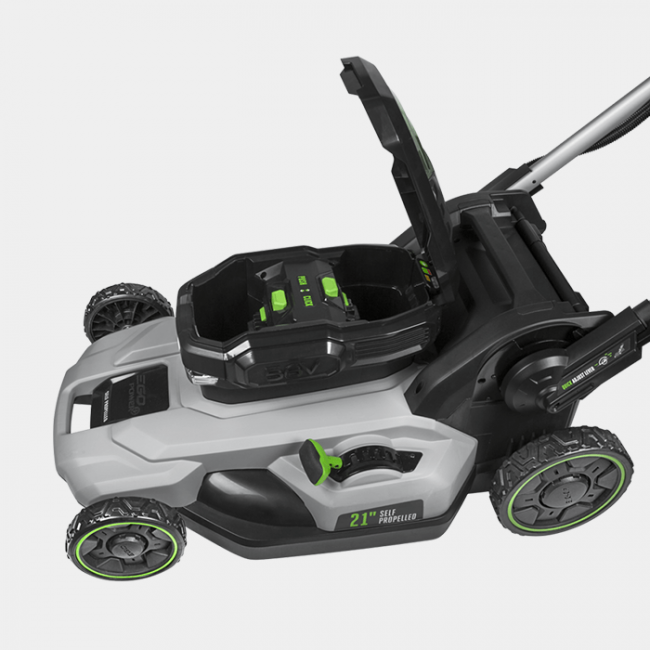 EGO Power+ LM2142SP 21" 56-Volt Lithium-Ion Cordless Electric Dual-Port Walk Behind Self Propelled Lawn Mower with (2) 5.0 Ah Batteries & Charger Included EGO Power+