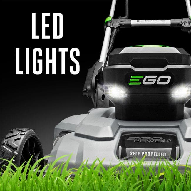EGO Power+ LM2142SP-FC 21" 56-Volt Lithium-Ion Cordless Electric Dual-Port Walk Behind Self Propelled Lawn Mower with (2) 5.0 Ah Batteries & Charger Included - Reconditioned EGO Power+