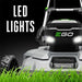 EGO Power+ LM2142SP-FC 21" 56-Volt Lithium-Ion Cordless Electric Dual-Port Walk Behind Self Propelled Lawn Mower with (2) 5.0 Ah Batteries & Charger Included - Reconditioned EGO Power+