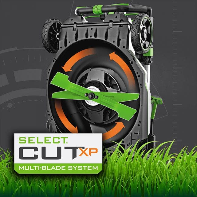 EGO Power+ LM2156SP-2  21" Select Cut Self Propelled Lawn Mower with (2) 10Ah Batteries and 700W Turbo Charger EGO Power+