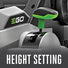 EGO Power+ LM2156SP-2  21" Select Cut Self Propelled Lawn Mower with (2) 10Ah Batteries and 700W Turbo Charger EGO Power+