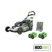 EGO Power+ LM2156SP-2  21" Select Cut Self Propelled Lawn Mower with (2) 10Ah Batteries and 700W Turbo Charger EGO Power+