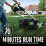 EGO Power+ LM2206SP 22" Aluminum Deck Select Cut™ Self-Propelled Lawn Mower with 10.0Ah Battery and 700W Turbo Charger EGO Power+