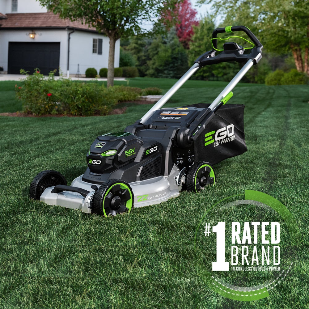 EGO Power+ LM2206SP 22" Aluminum Deck Select Cut™ Self-Propelled Lawn Mower with 10.0Ah Battery and 700W Turbo Charger EGO Power+