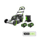 EGO LM2244SP-2 22'' Super Composite Mower with Peak Power™ Includes Select Cut™ and Touch Drive Self-Propelled Systems with (2) 6Ah Batteries and Dual Port Charger EGO Power+