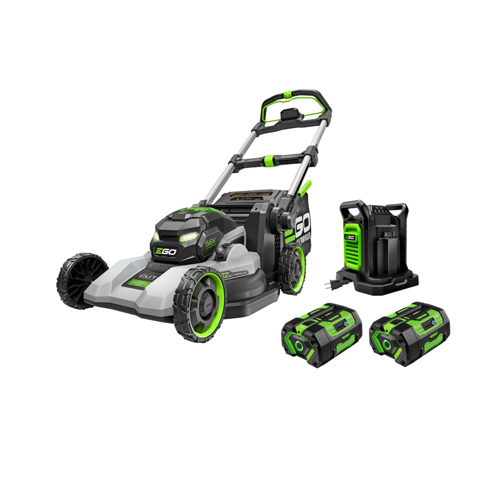 EGO LM2244SP-2 22'' Super Composite Mower with Peak Power™ Includes Select Cut™ and Touch Drive Self-Propelled Systems with (2) 6Ah Batteries and Dual Port Charger EGO Power+