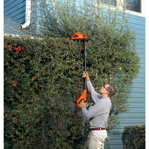 20V MAX* POWERCONNECT™ Cordless 18 Inch Pole Hedge Trimmer, Battery and Charger Included BLACK+DECKER