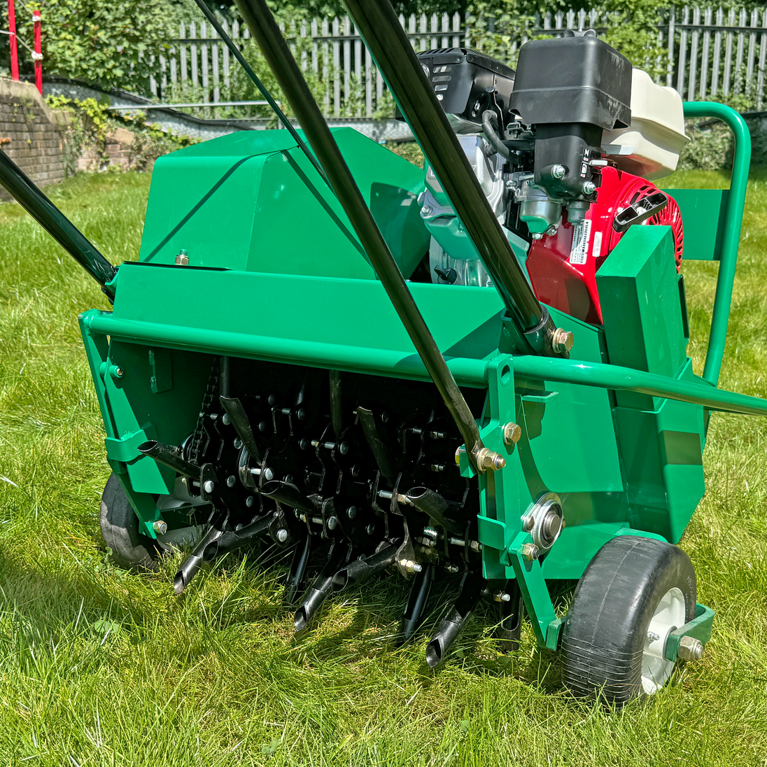 Meadow Master Lawn Aerator Honda GX160 Engine Crytec