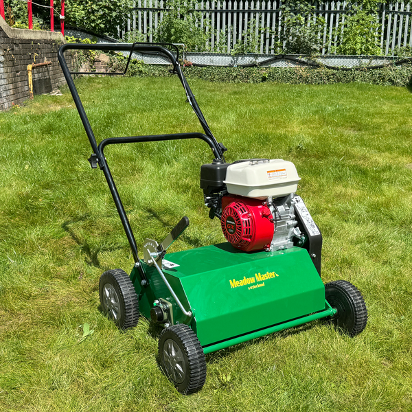 Meadow Master Lawn Scarifier Honda GX160 Engine Crytec