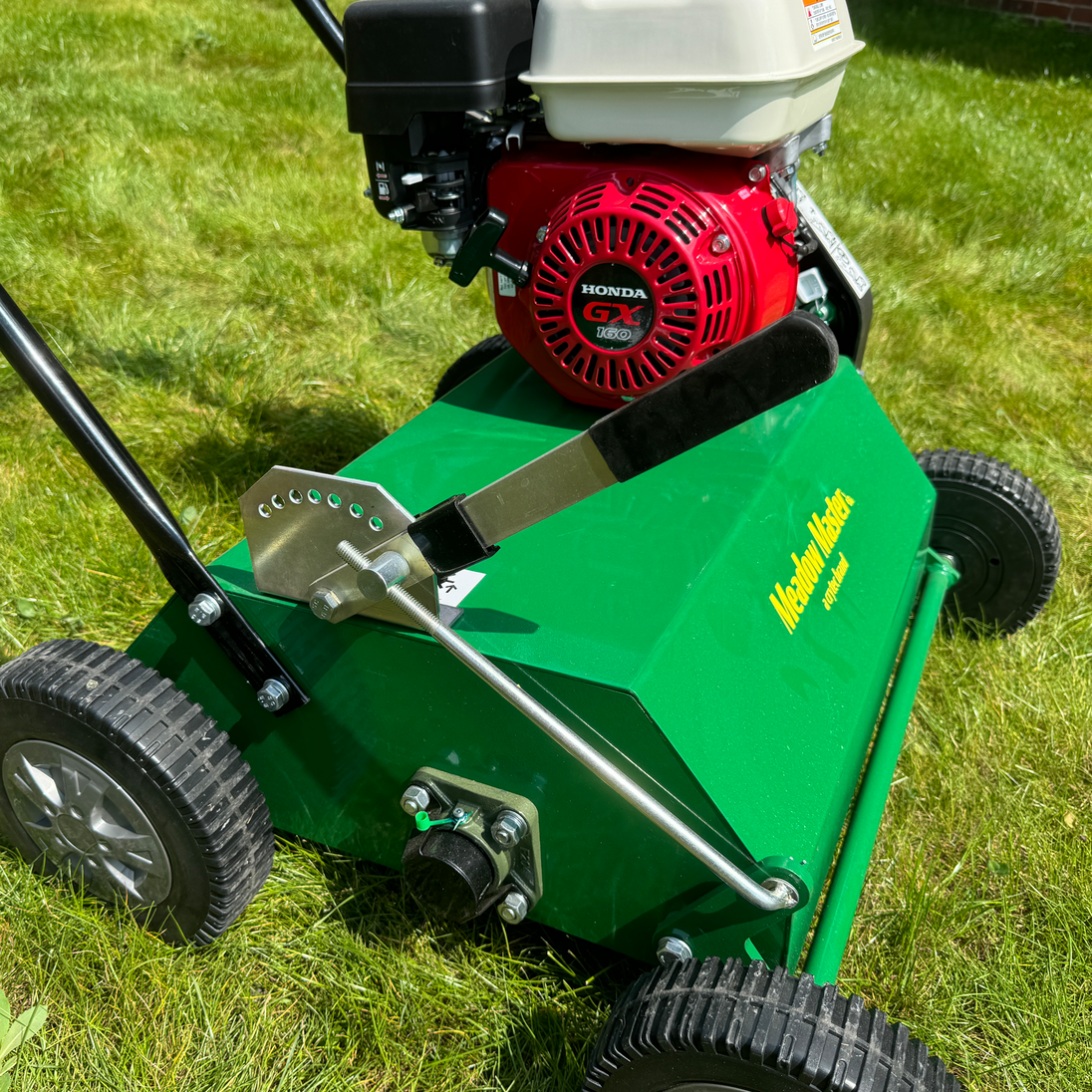 Meadow Master Lawn Scarifier Honda GX160 Engine Crytec