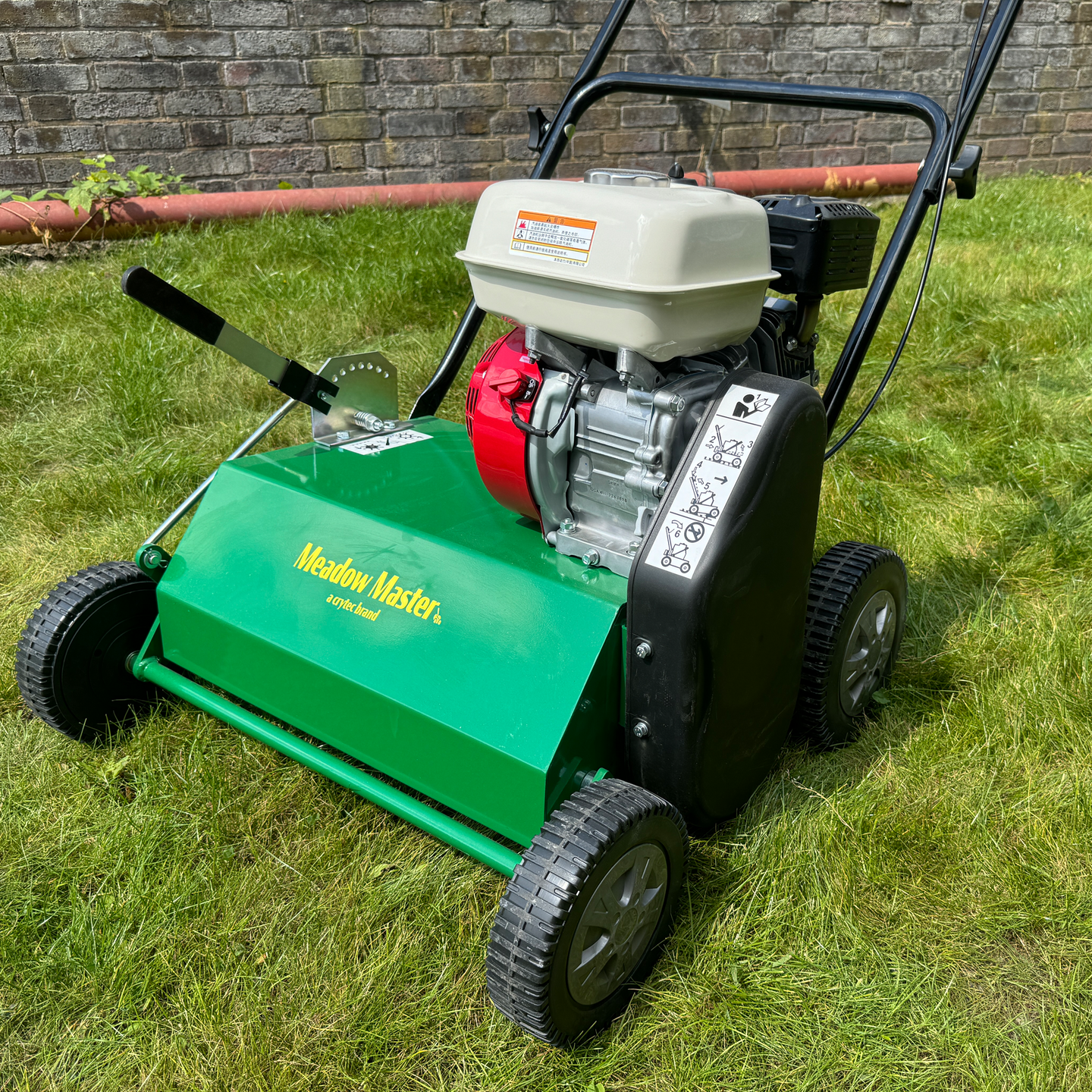 Meadow Master Lawn Scarifier Honda GX160 Engine Crytec