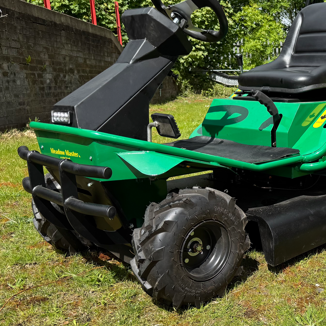 Meadow Master Compact Rough Cut Ride On Mower Honda GX630 Crytec