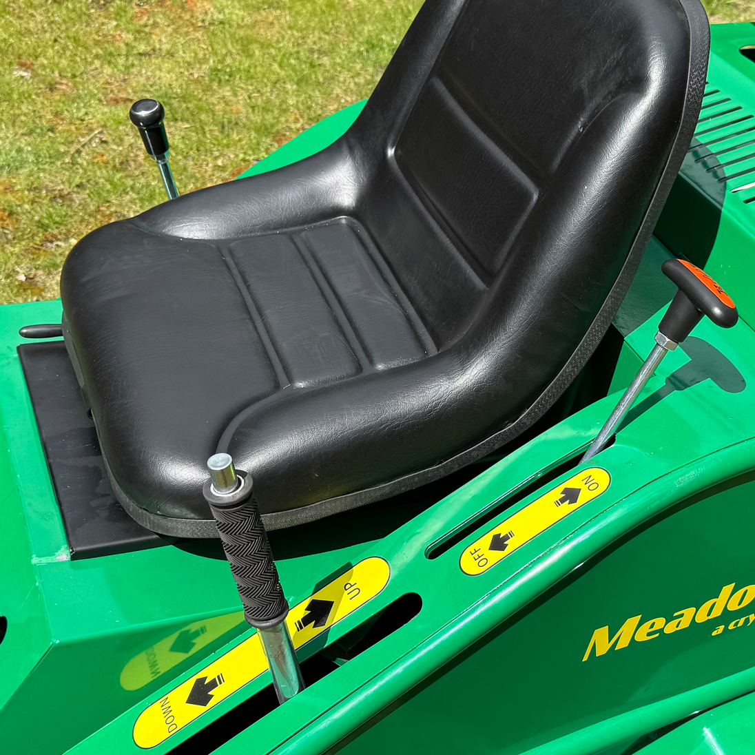 Meadow Master Compact Rough Cut Ride On Mower Honda GX630 Crytec