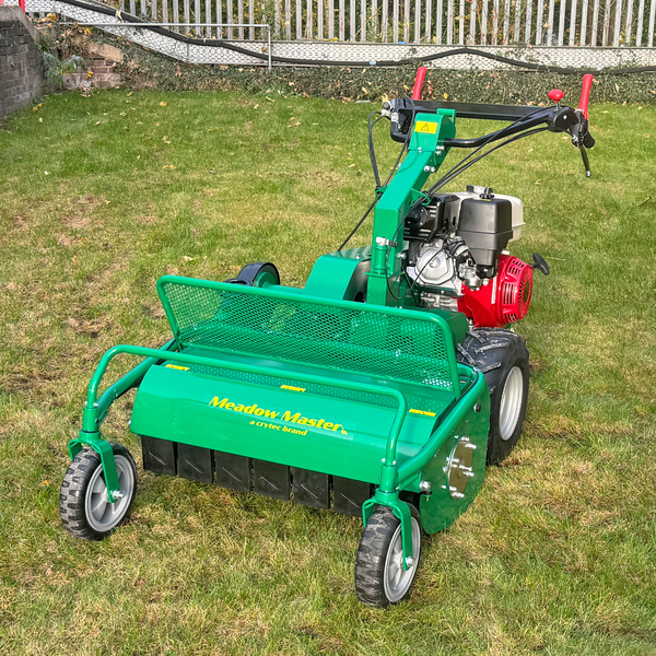 Meadow Master 12hp Compact Pedestrian Walk Behind Flail Mower | Honda GX390 Crytec