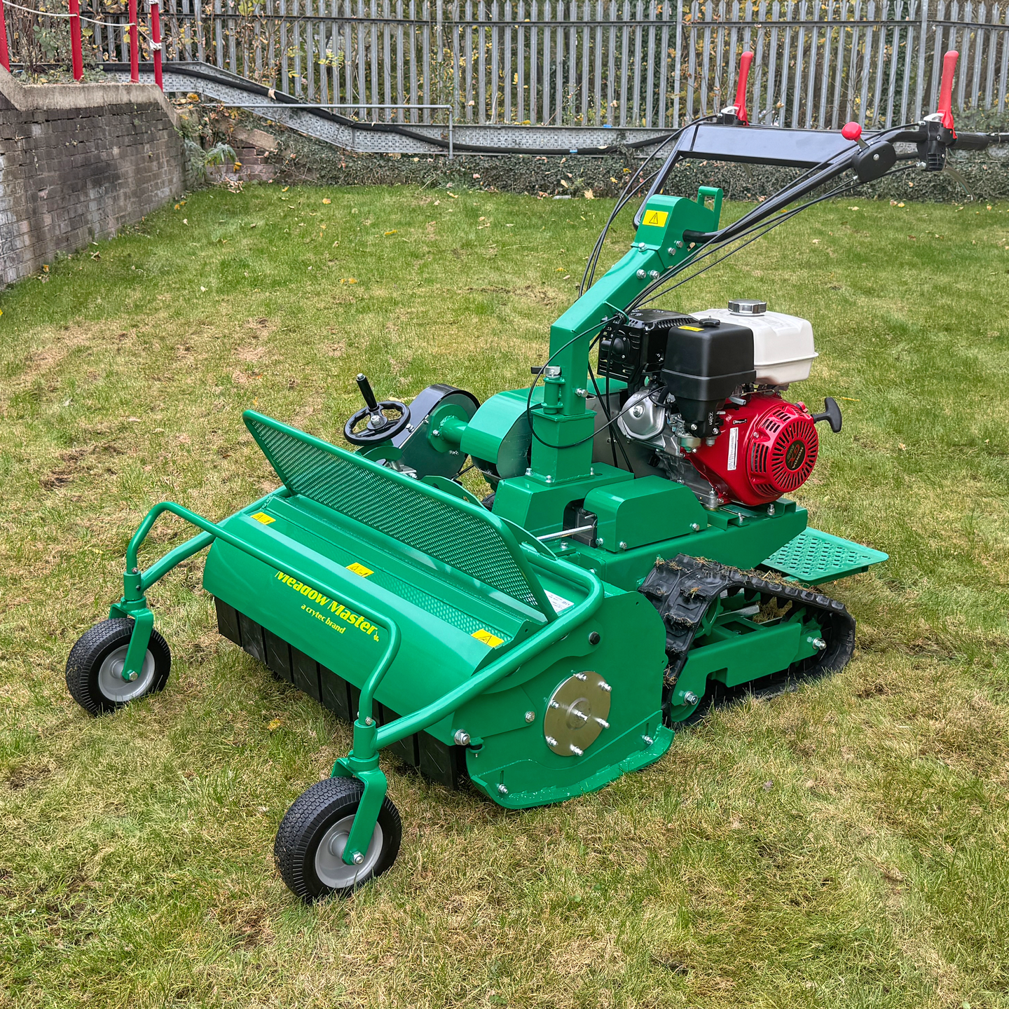 Meadow Master 12hp Compact Pedestrian Walk Behind Flail Mower | Honda GX390 Crytec