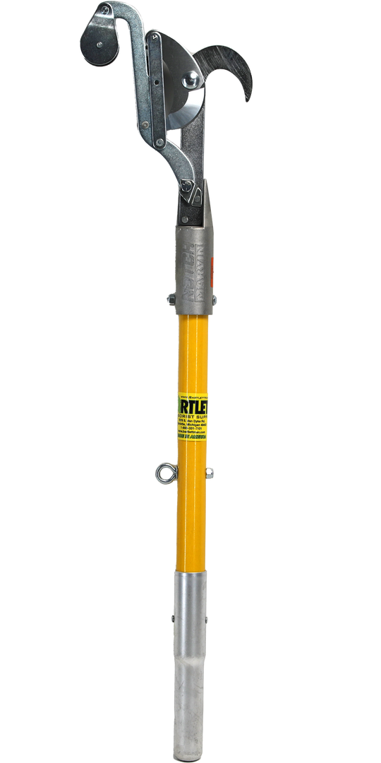 Round Bartlett Aluminum Pole Pruner with Bull Head Bartlettman