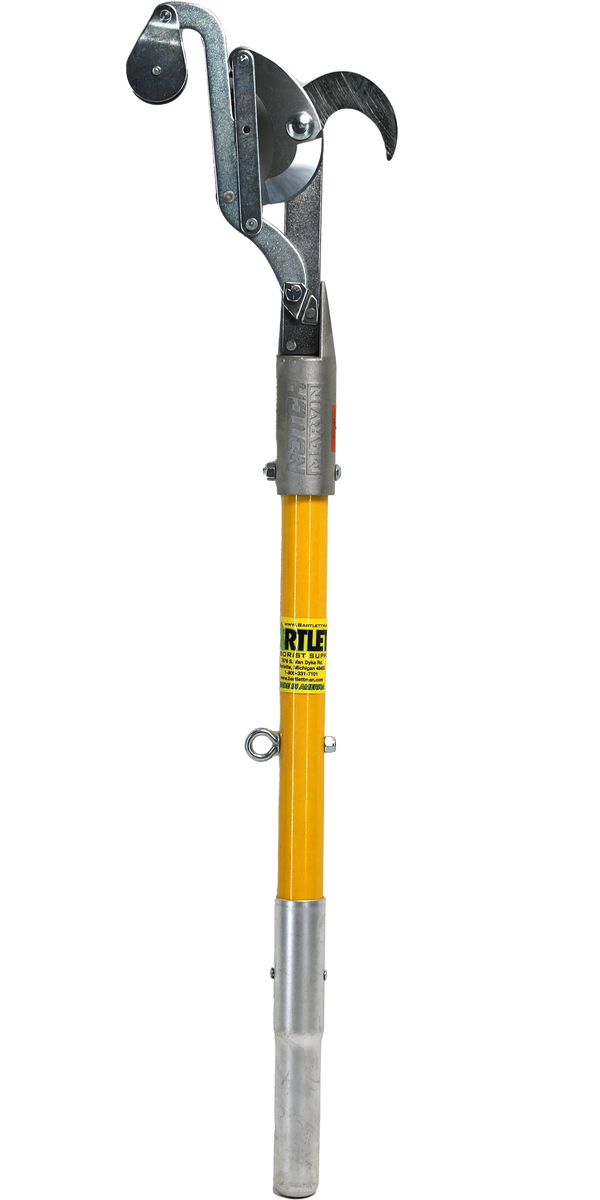 Round Bartlett Aluminum Pole Pruner with Bull Head Bartlettman