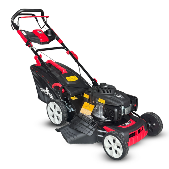 Crytec Petrol Lawn Mower | Self Propelled | 21 inch Cutting Width | 196cc | 60L Collection Bag | CR21LW Crytec