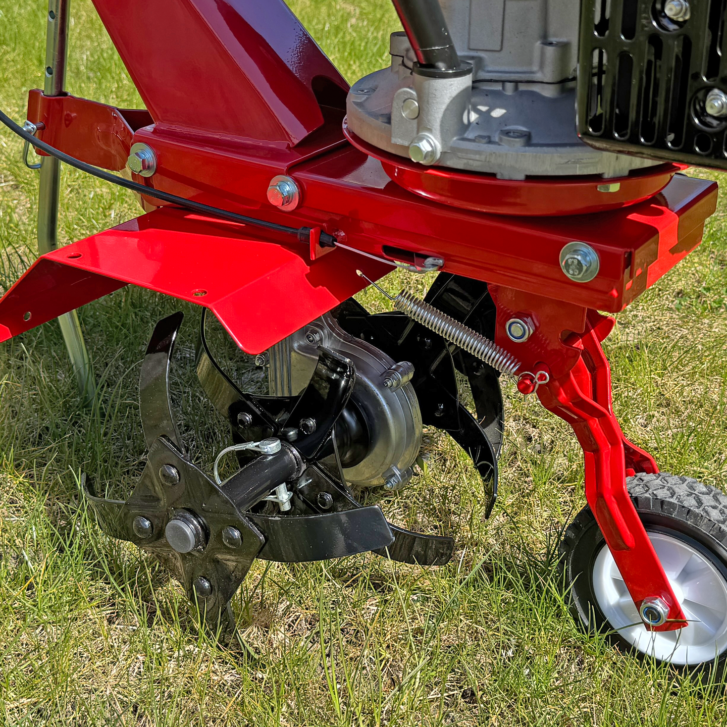 Crytec 139cc Petrol Tiller 3.1HP 139cc 4 Blade 360mm Garden Cultivator Rotovator Crytec