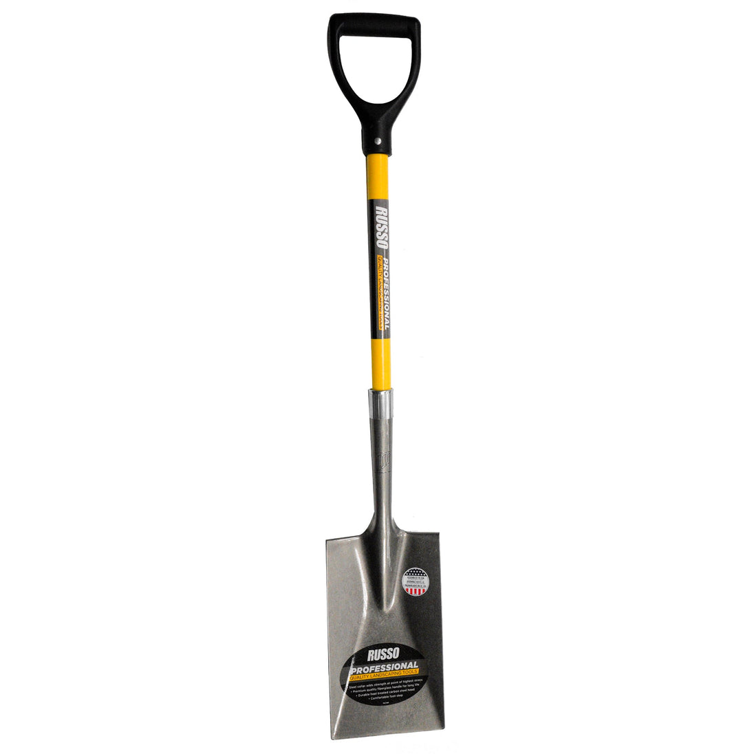 Russo 49453 Garden Spade w/ 48 In. Fiberglass Handle Russo