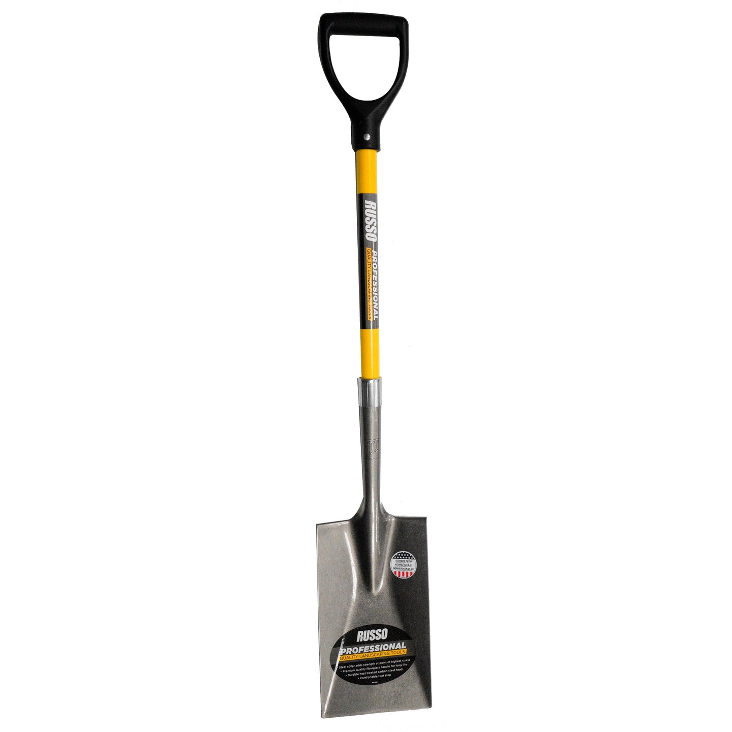Russo 49453 Garden Spade w/ 48 In. Fiberglass Handle Russo