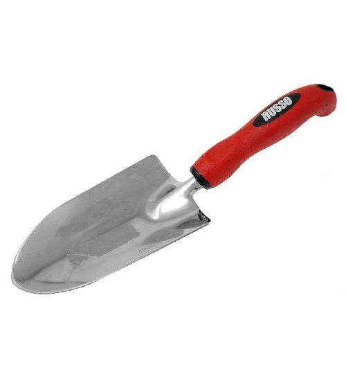 Stainless Steel Hand Trowel w/ Comfort Grip Russo
