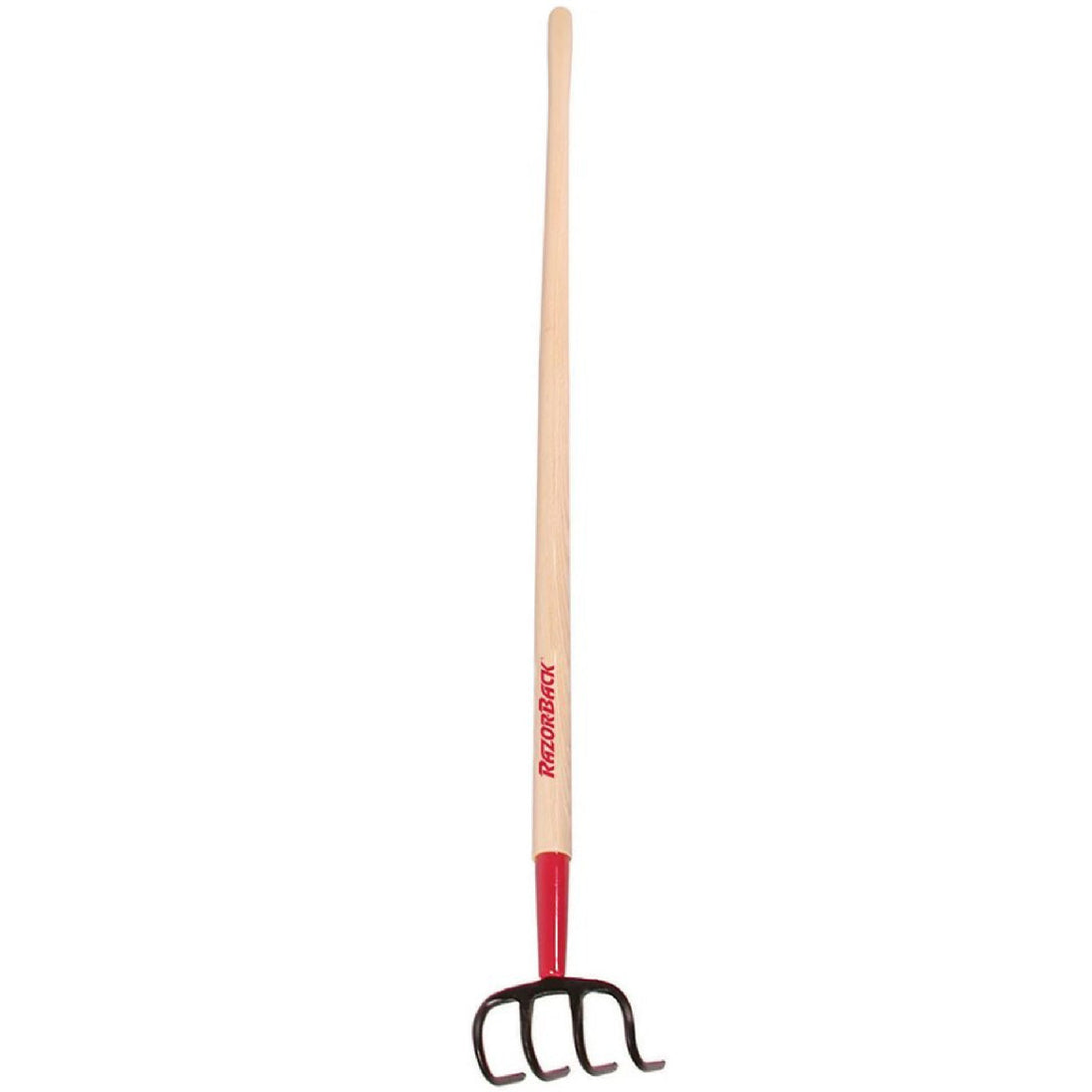 Razor-Back 4-Tine Cultivator Forged with 54-inch Wood Handle RAZOR-BACK