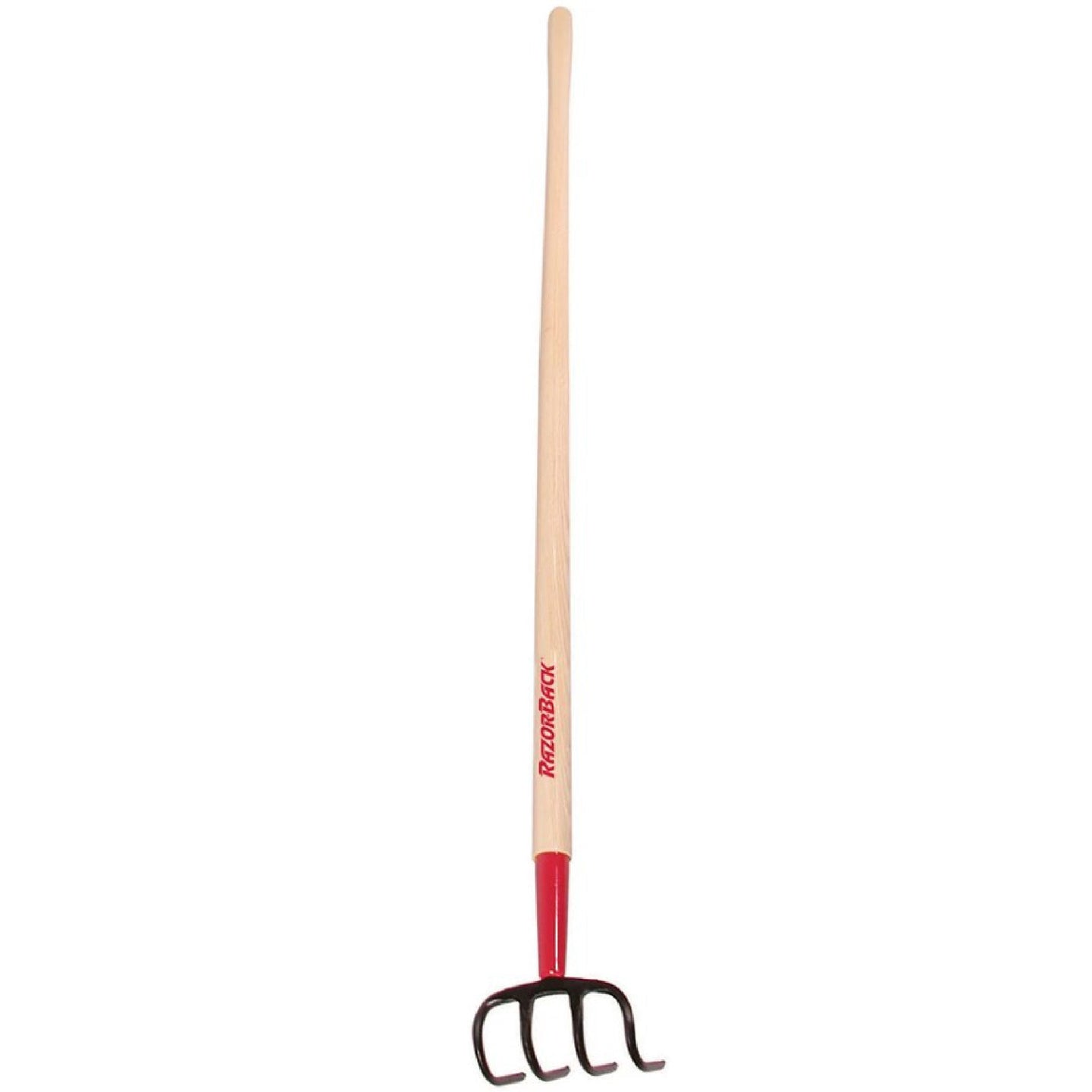 Razor-Back 4-Tine Cultivator Forged with 54-inch Wood Handle RAZOR-BACK