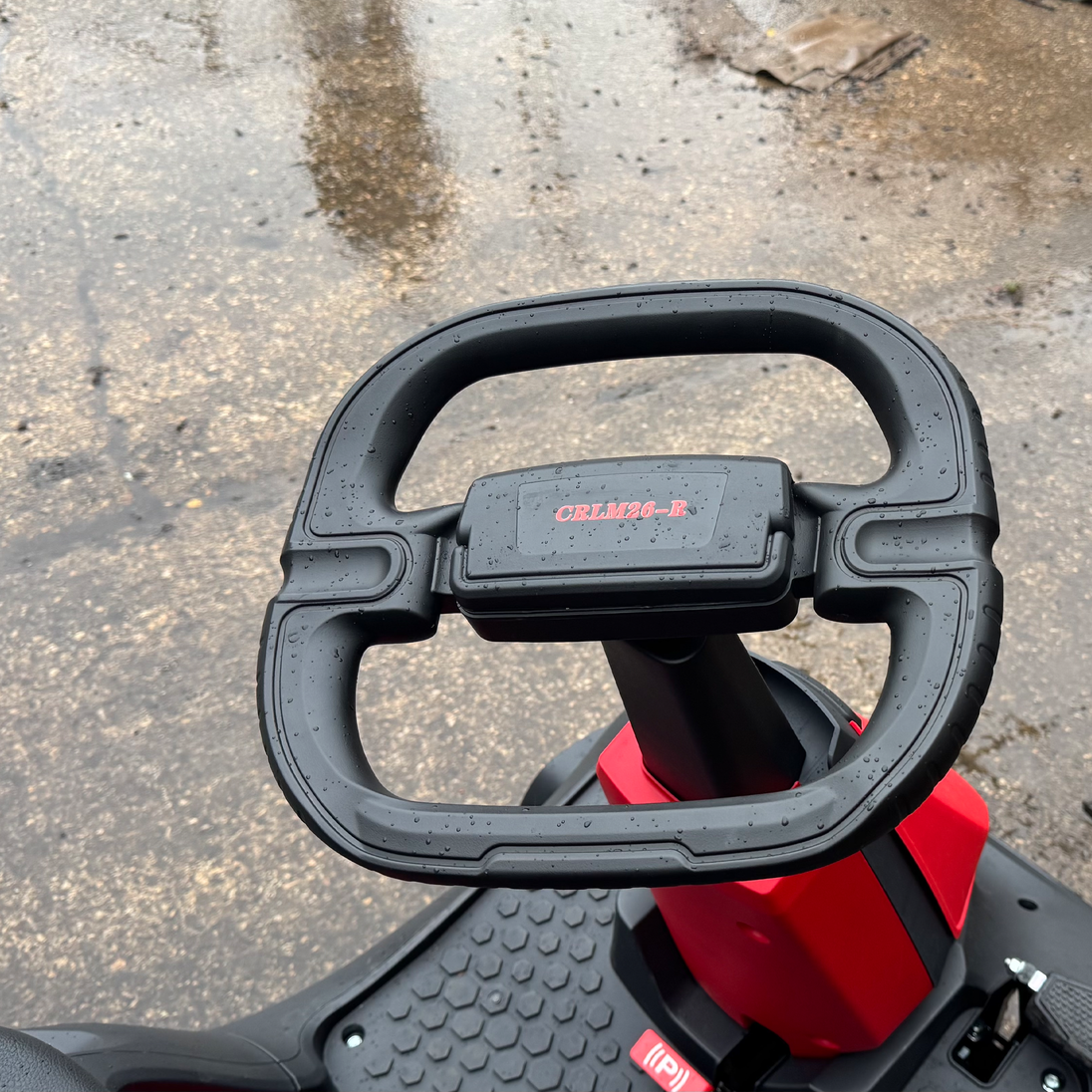 Crytec 26 inch Ride On Petrol Lawn Mower 224cc Mulcher Crytec
