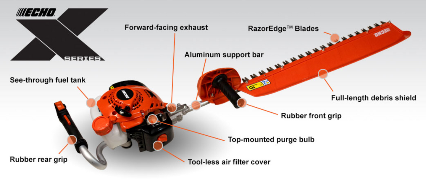 ECHO HCS-3810 21.2cc X Series Single Sided Hedge Trimmer ECHO Equipment