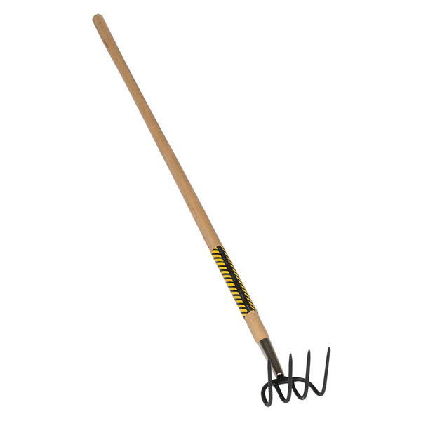 Seymour 42254 4-Tine Garden Cultivator w/ 54 In. Hardwood Handle Seymour