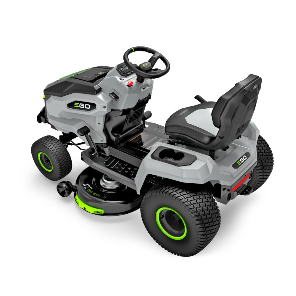 EGO Power+ TR4204 42" T6 Lawn Tractor Riding Lawn Mower with 6 x 6.0Ah Batteries, Turbo Charger, and Charging Adapter EGO Power+