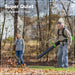 48V (24V x 2) 730 CFM Cordless Battery Dual-Port Backpack Blower: (2) 8.0 Ah Battery, 100W Charger and (2) 3-Ft Cables greenworkstools