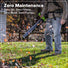 48V (24V x 2) 730 CFM Cordless Battery Dual-Port Backpack Blower: (2) 8.0 Ah Battery, 100W Charger and (2) 3-Ft Cables greenworkstools