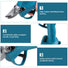 Cordless Electric Pruning Shears Secateur Rechargeable Branch Cutter W/ 2 Battery The Ortus Warehouse
