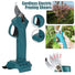 Cordless Electric Pruning Shears Secateur Rechargeable Branch Cutter W/ 2 Battery The Ortus Warehouse