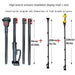 Cordless Brushless 4 Pole Pruning Shear Secateur Bush Cutter yellow The Ortus Warehouse