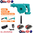 2-in-1 Cordless Electric Leaf Blower Dust Suction Vacuum Cleaner With 2 Battery Platinum Deals