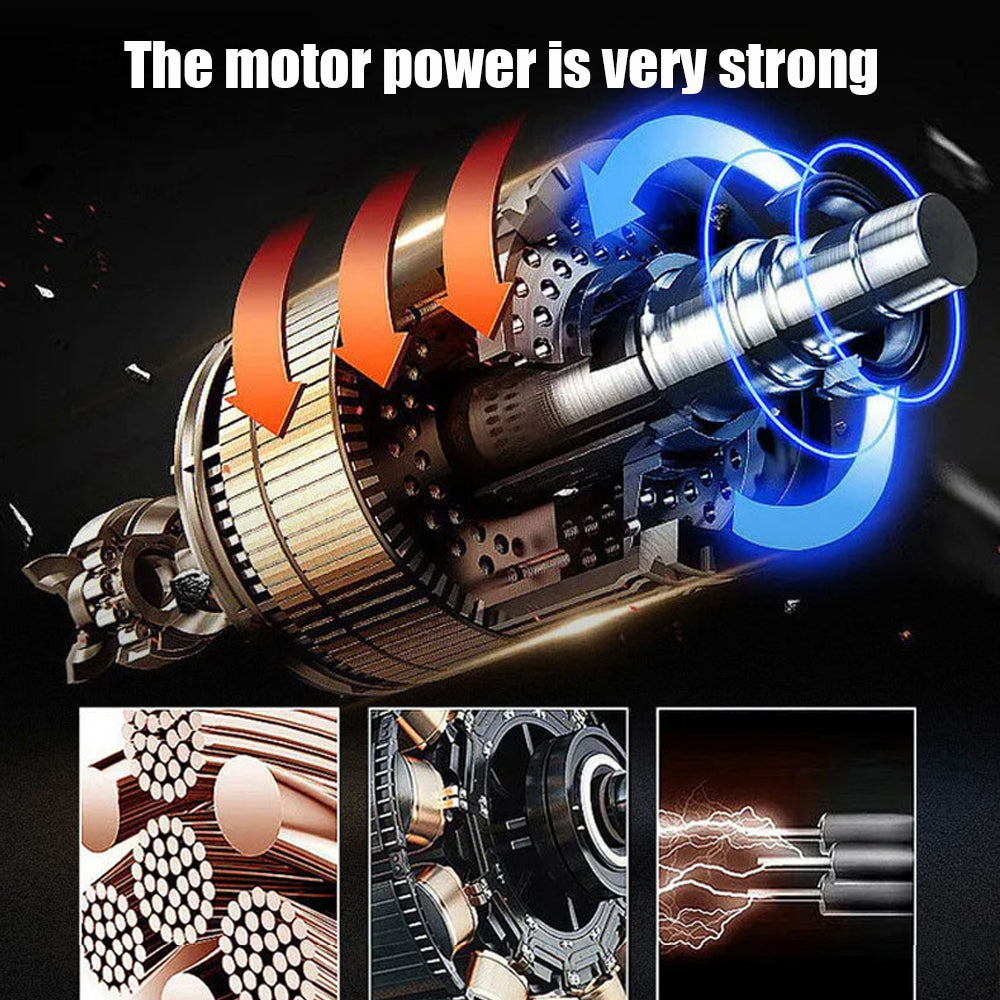 2-in-1 Cordless Electric Leaf Blower Dust Suction Vacuum Cleaner With 2 Battery Platinum Deals