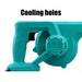 2-in-1 Cordless Electric Leaf Blower Dust Suction Vacuum Cleaner With 2 Battery Platinum Deals