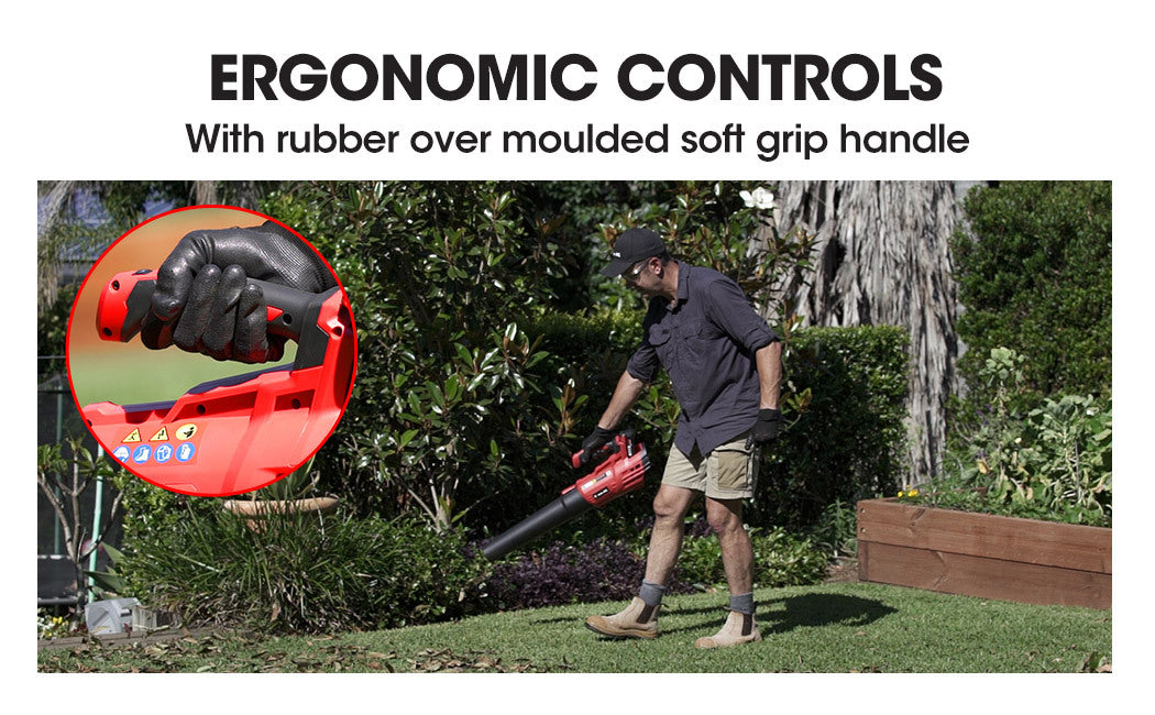 Baumr-AG 20V Lithium Cordless Leaf Blower Electric Hand-held Garden Tool Platinum Deals