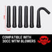 MTM Gutter Cleaning Kit for MTM Blower 30CC - Extension Adaptor Leaf Platinum Deals