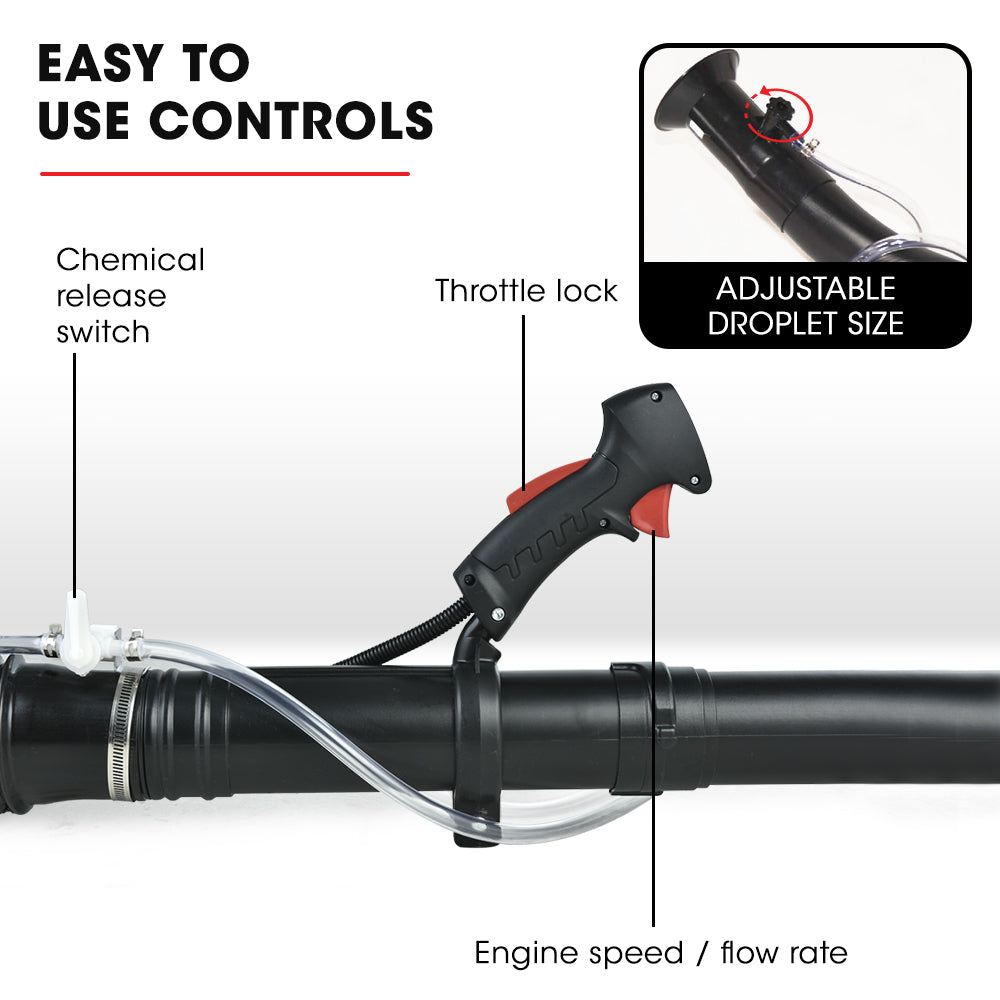 Baumr-AG Backpack 2-Stroke Petrol Powered Chemical Sprayer Fogger Mister Blower Platinum Deals