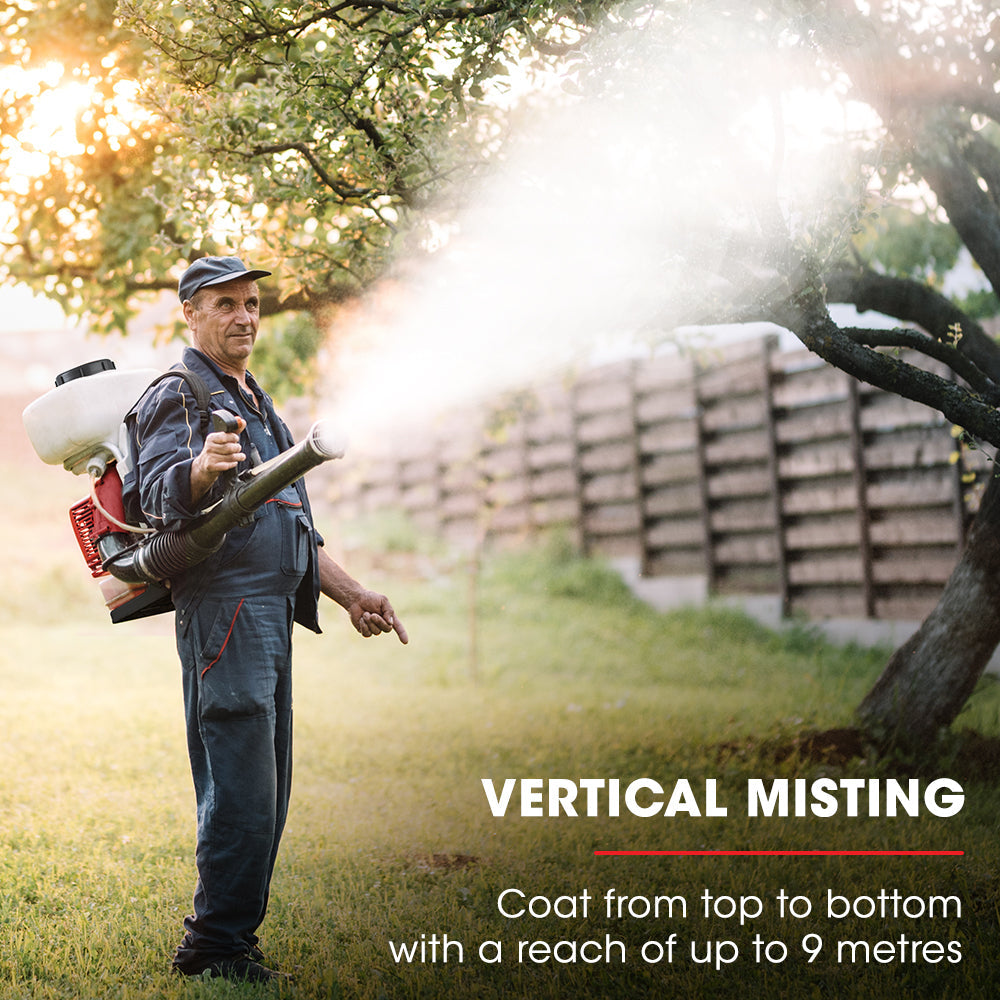 Baumr-AG Backpack 2-Stroke Petrol Powered Chemical Sprayer Fogger Mister Blower Platinum Deals