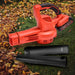 RYNOMATE 21V Cordless Leaf Blower with Lithium Battery and Charger Kit (Red and Black) RNM-LB-100-RTT Platinum Deals