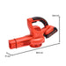 RYNOMATE 21V Cordless Leaf Blower with Lithium Battery and Charger Kit (Red and Black) RNM-LB-100-RTT Platinum Deals
