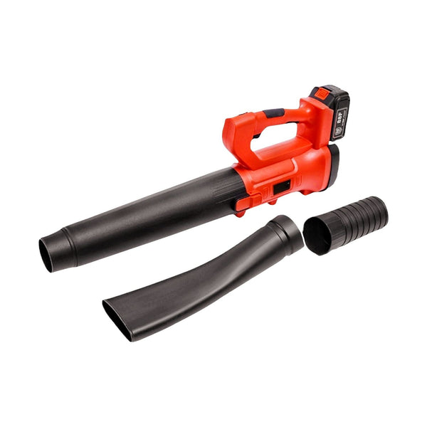 RYNOMATE 18V Cordless Leaf Blower with Lithium Battery and Charger Kit (Red and Black) RNM-LB-101-RTT Platinum Deals