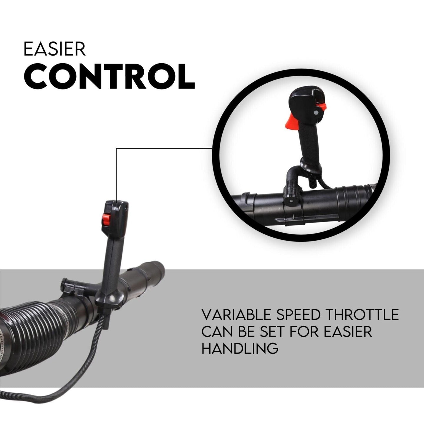 Petrol Leaf Blower 2 Stroke 42.7cc Backpack Commercial 540km/H Platinum Deals
