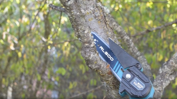 RLSOO 6-Inch Mini Electric Chainsaw - Cordless, Portable, Lightweight, High-Capacity Battery, Ideal for Wood Cutting, Pruning, and Outdoor Use RLSOO